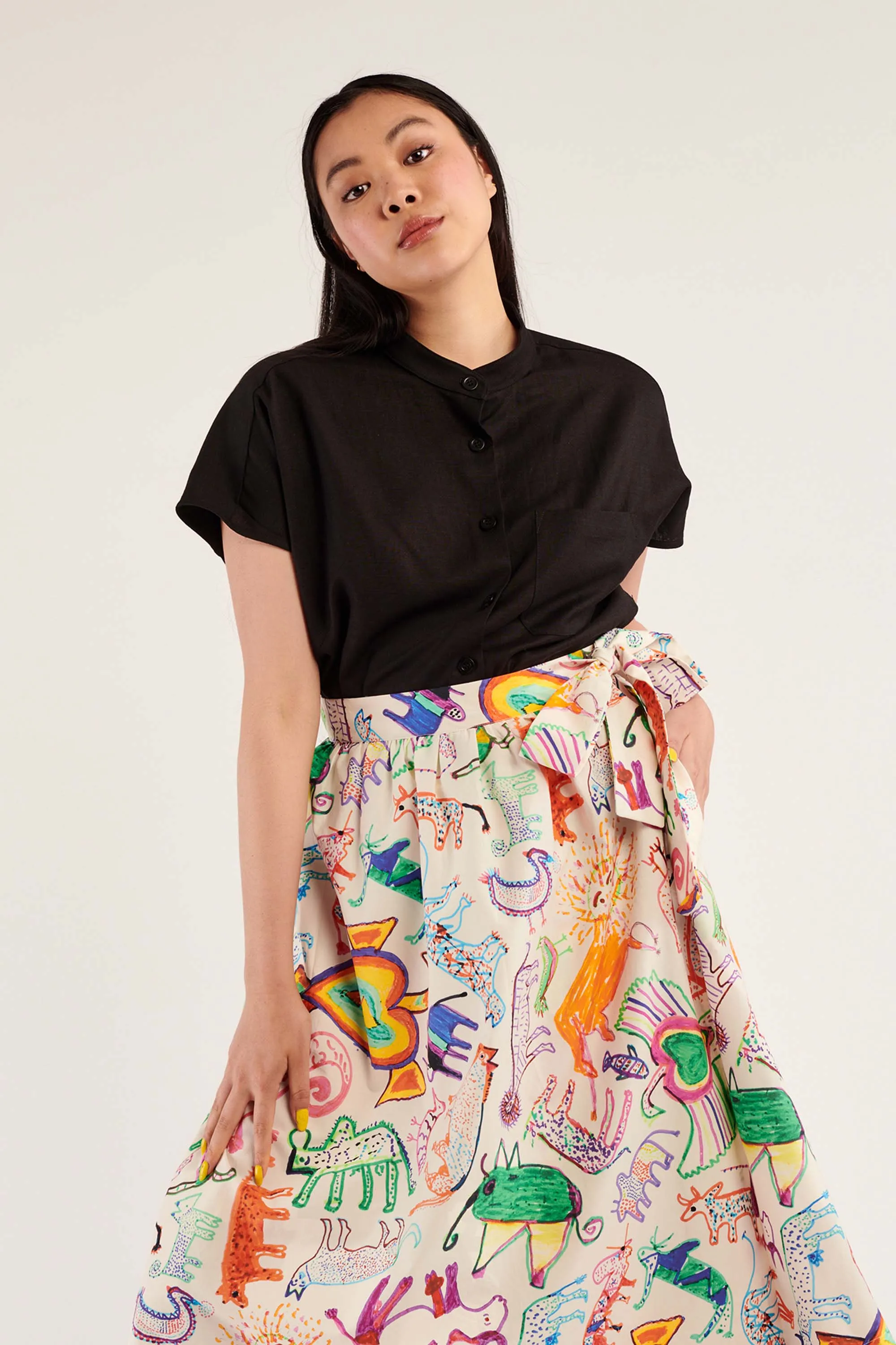 Animal Kingdom Wrap Skirt
