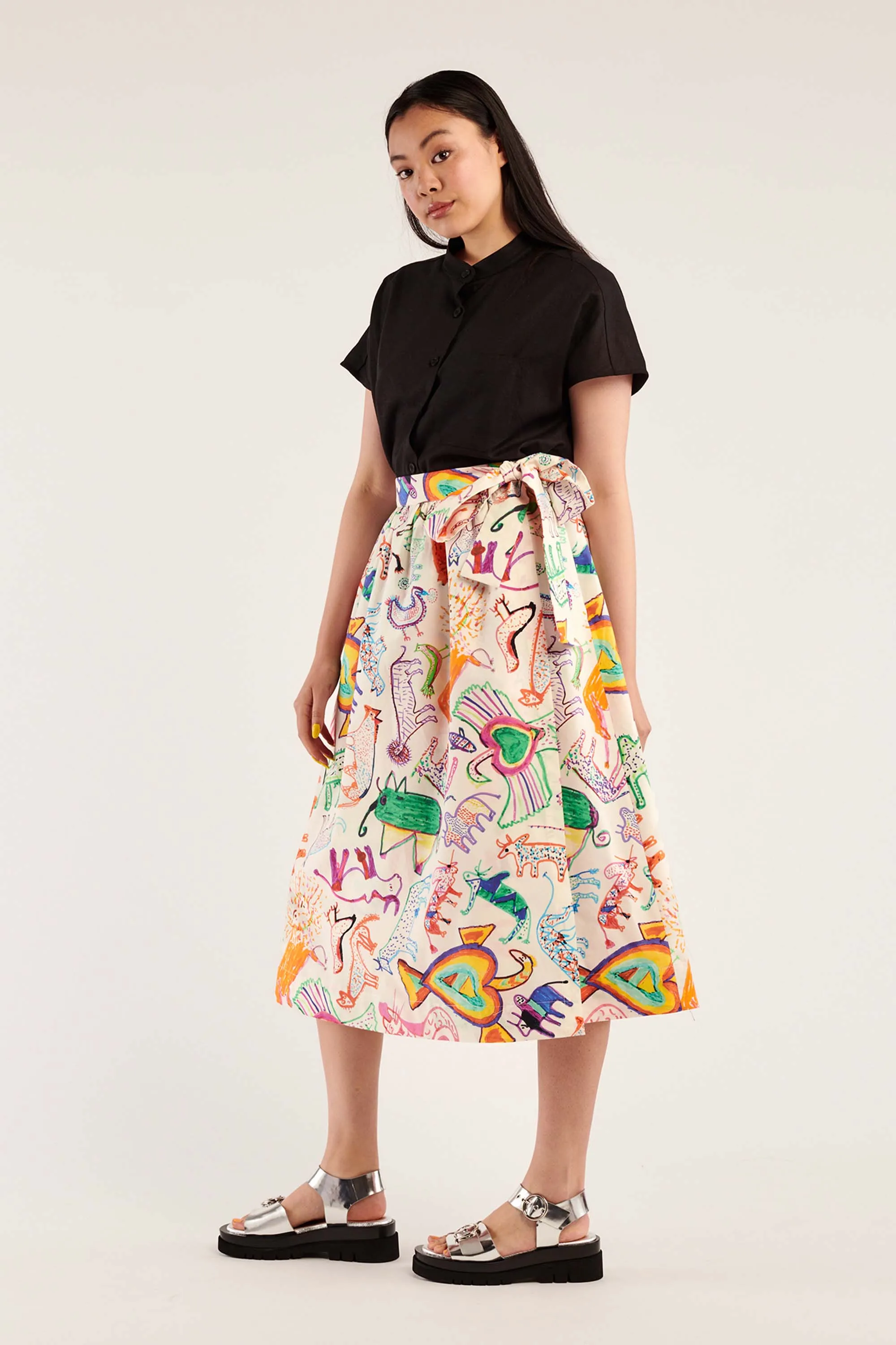 Animal Kingdom Wrap Skirt