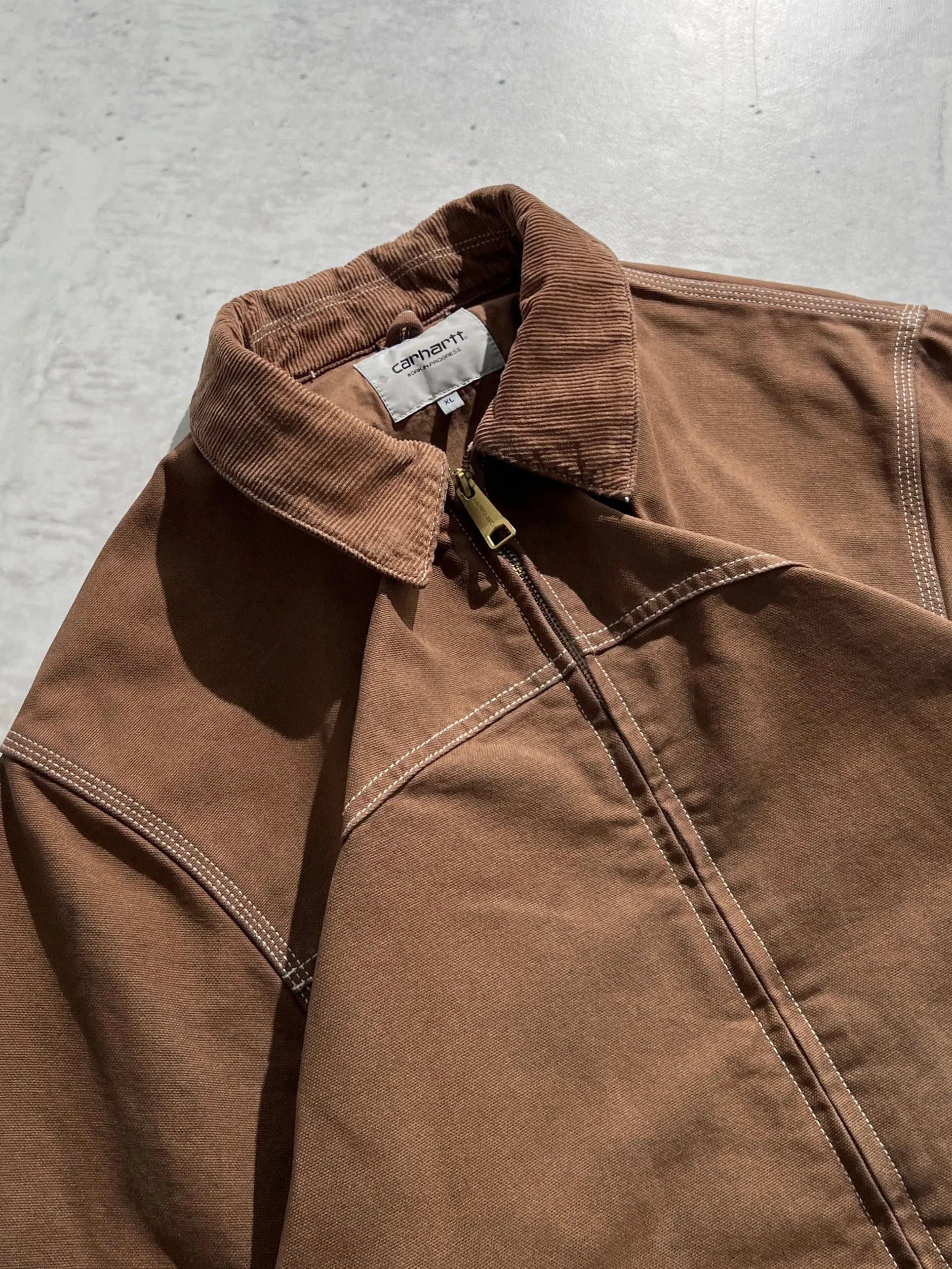 Carhartt Santa Fe contrast stitch zip up work jacket (XL)