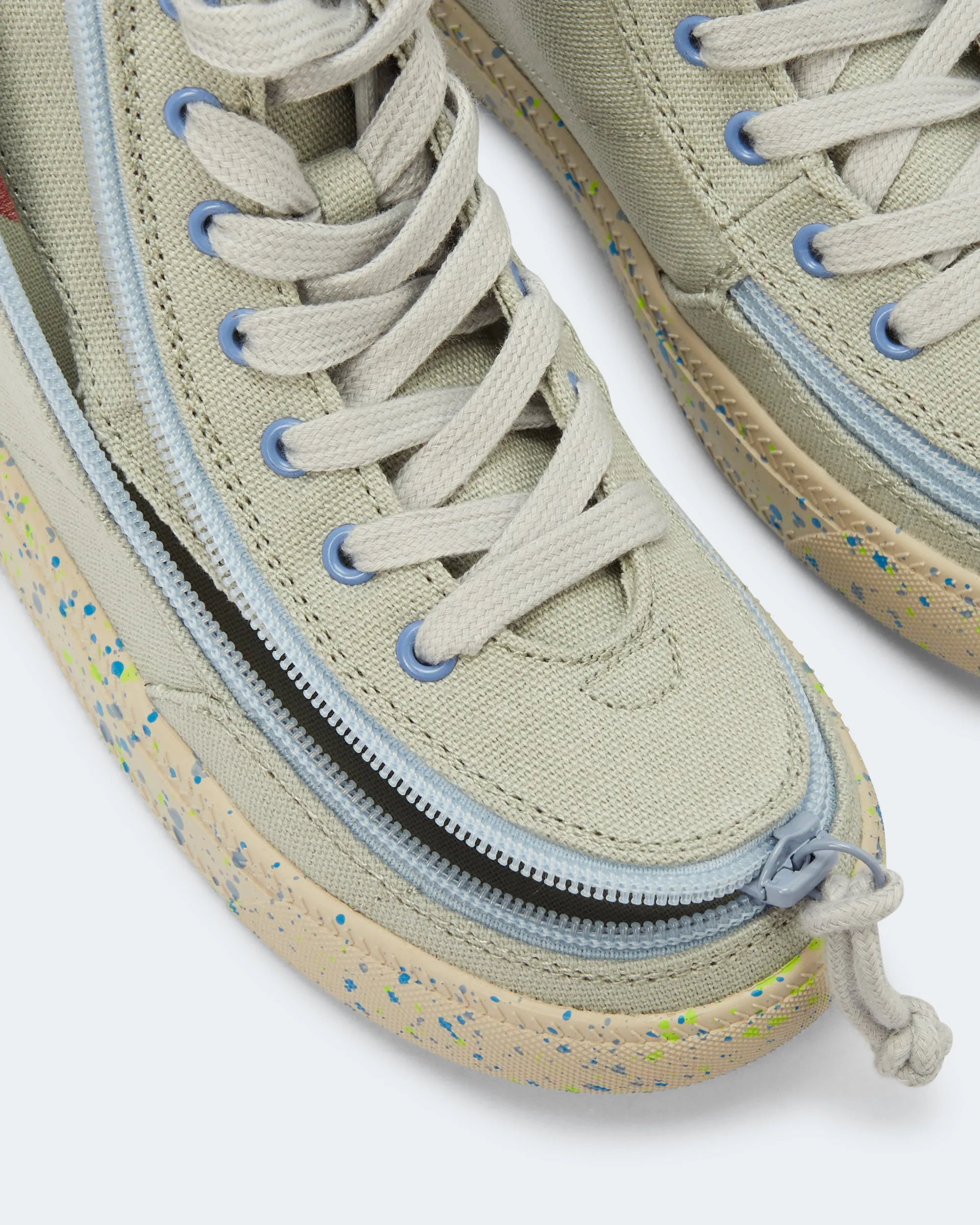 Classic High Top (Kids) - Grey/Blue Speckle