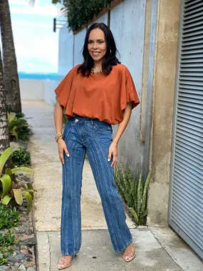 Constructed Asymmetric Denim