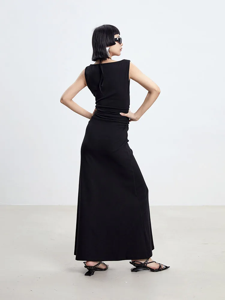 Cross Tight Elegant 2Way Long One-Piece