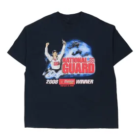 Dale Jr 2008 Unbranded Nascar T-Shirt - XL Navy Cotton