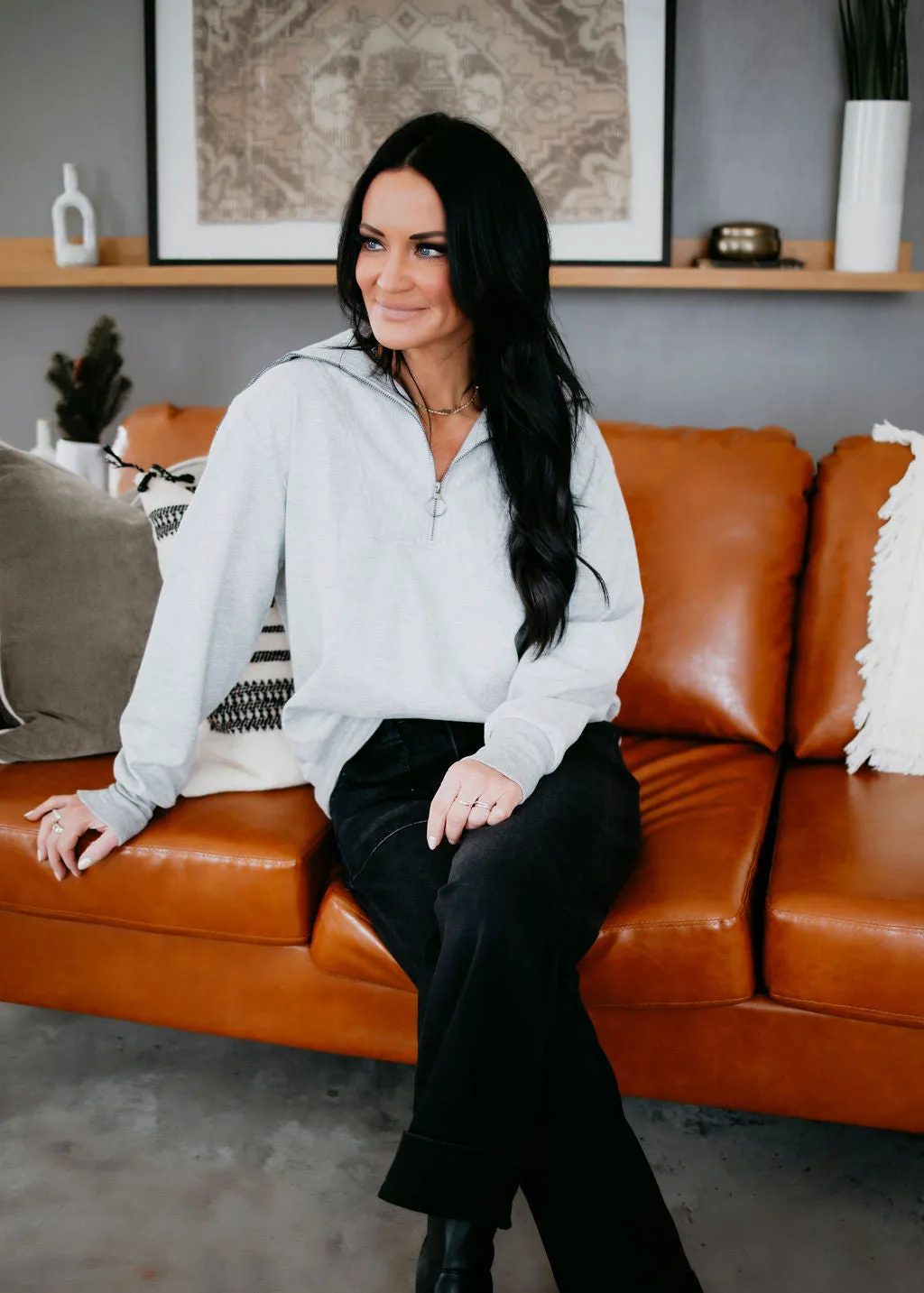 Danelle Half Zip Pullover