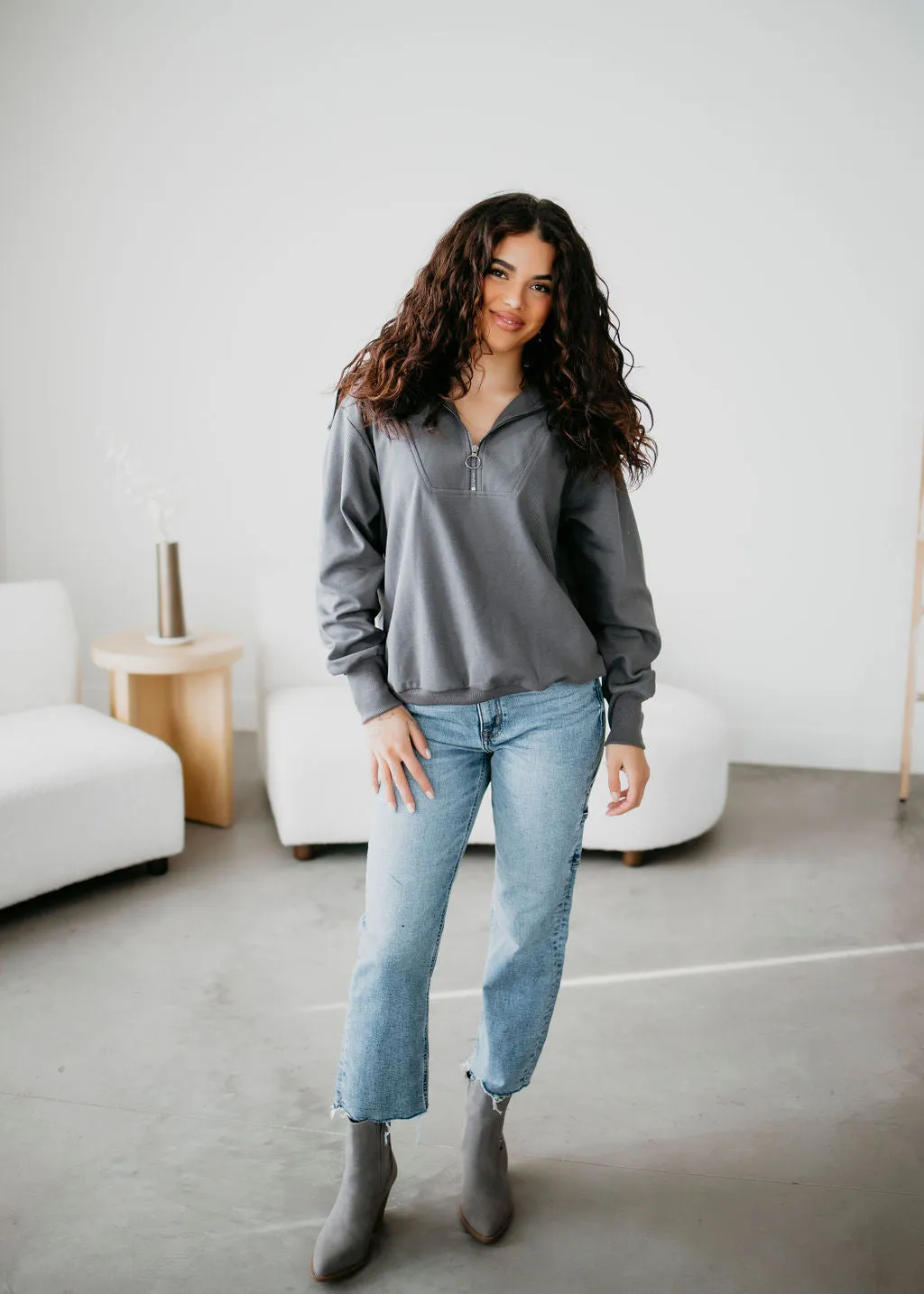 Danelle Half Zip Pullover