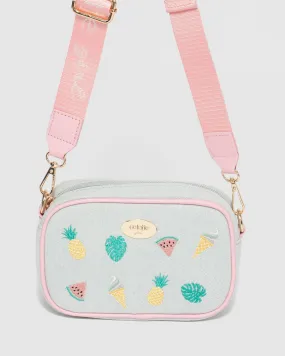 Denim Gianna Kids Fruit Crossbody Bag