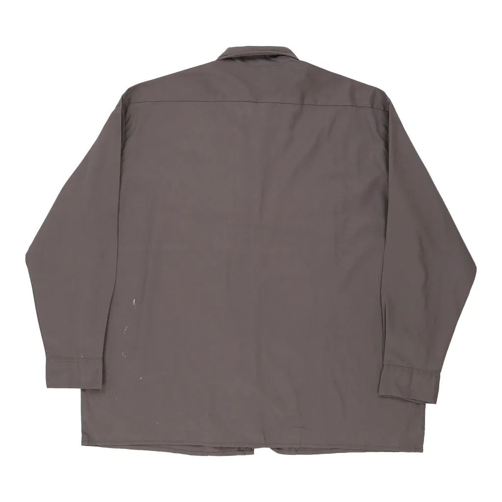 Dickies Shirt - 2XL Grey Polyester Blend