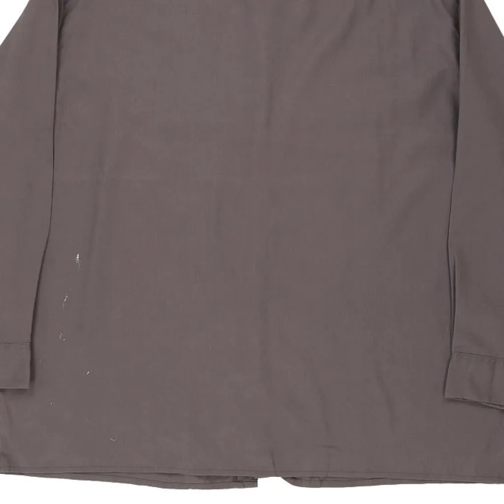 Dickies Shirt - 2XL Grey Polyester Blend