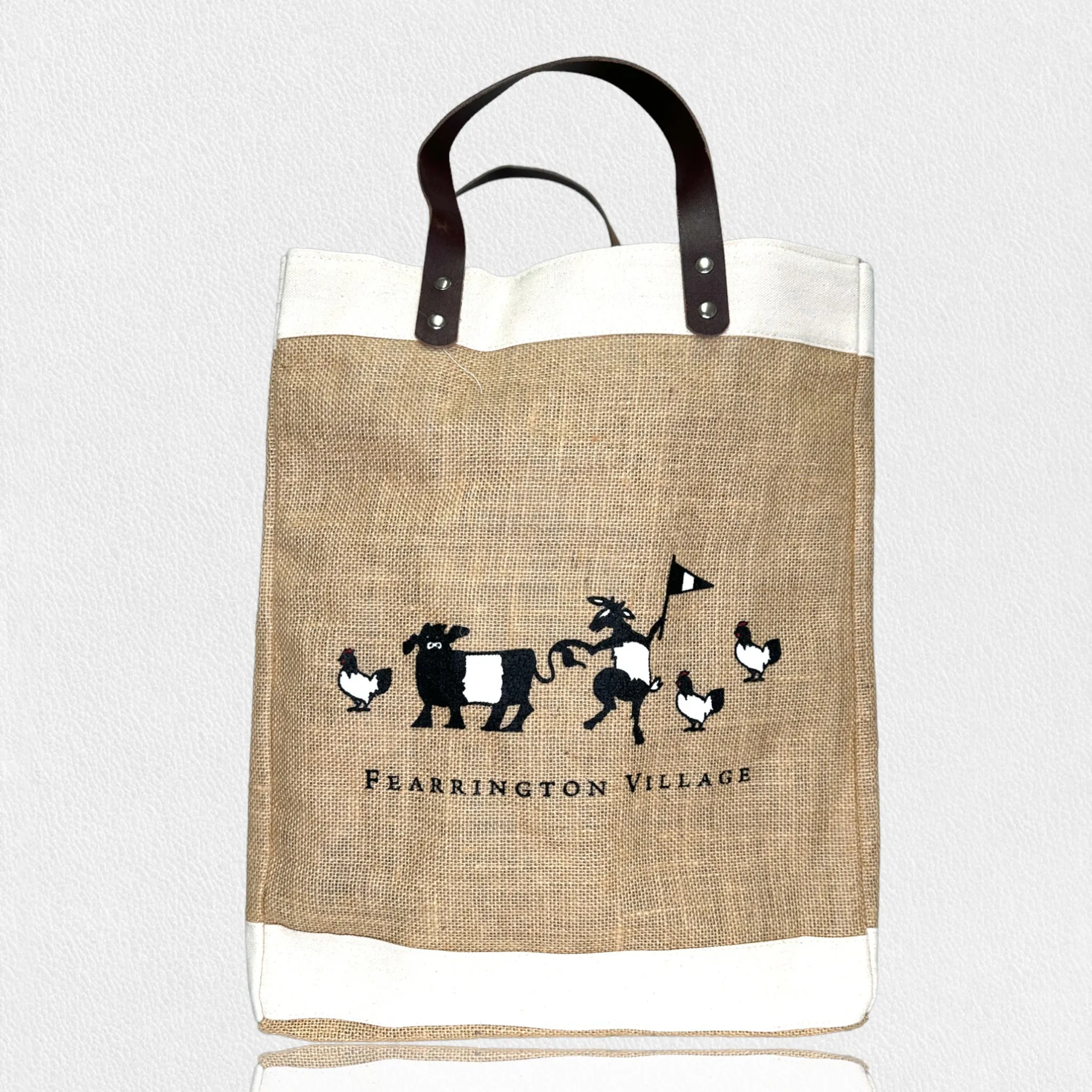 FEARRINGTON LIFESTYLE COLLECTION - BELTIE PARADE JUTE TOTE