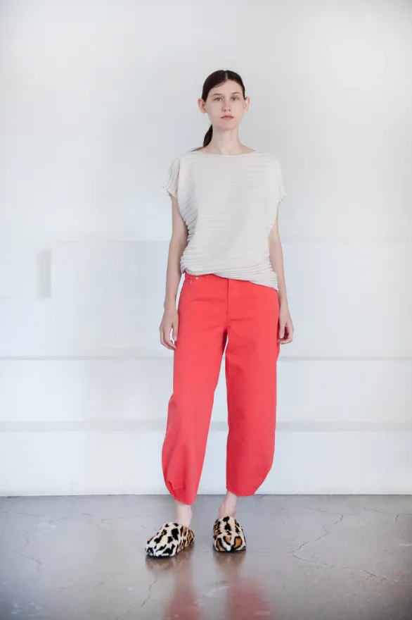 Garment Washed Twill Brancusi Jean