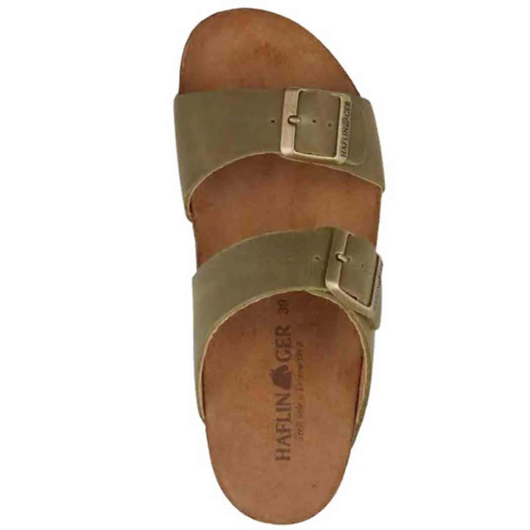 Haflinger Andrea Slide Sandal Manzana (Women's)