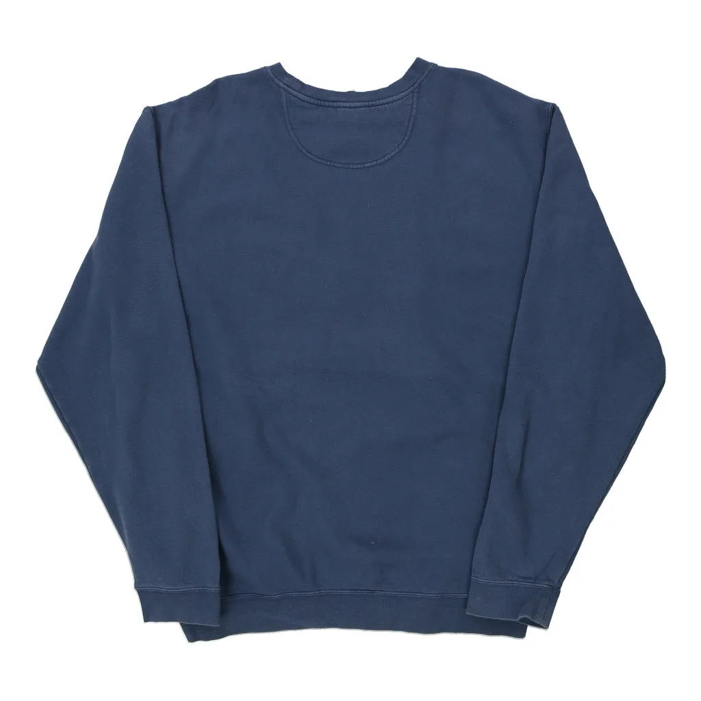 Harpswell Authentic Pigment College Sweatshirt - XL Blue Cotton