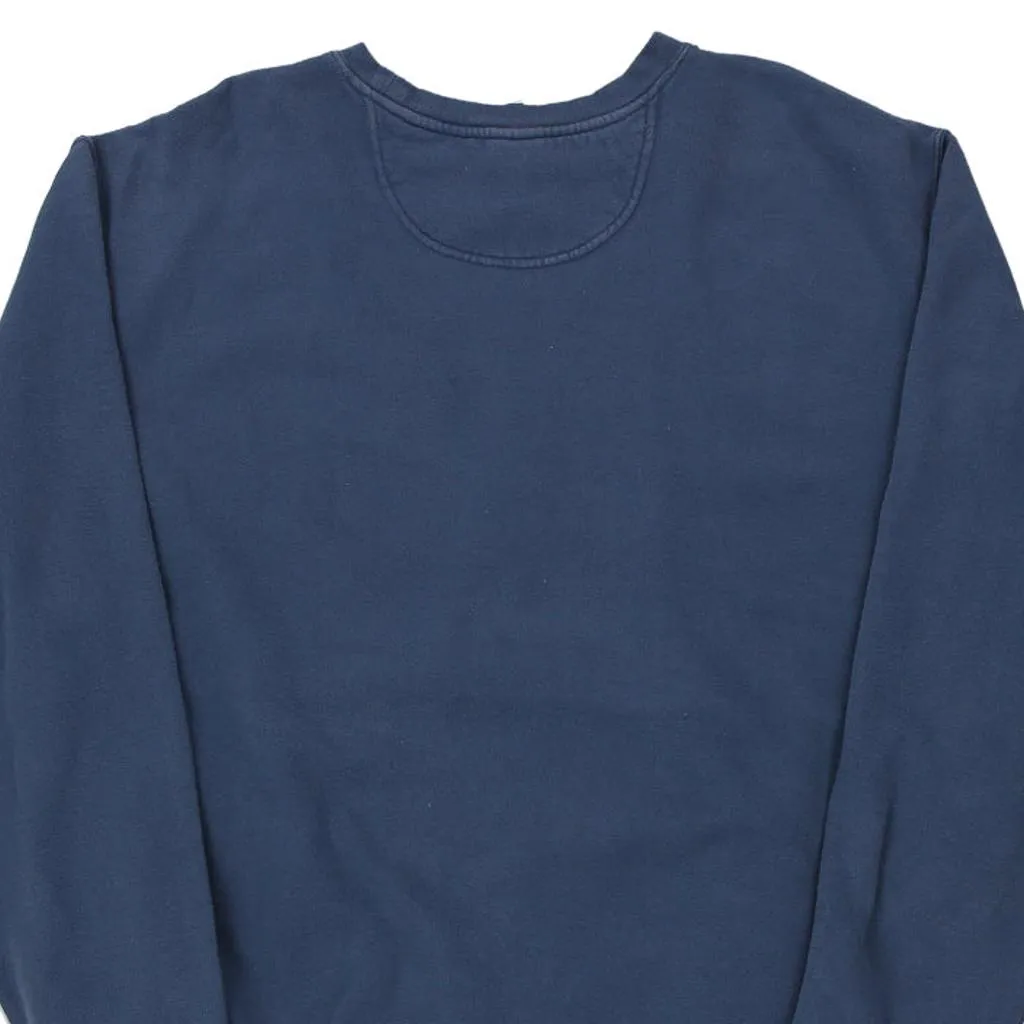 Harpswell Authentic Pigment College Sweatshirt - XL Blue Cotton