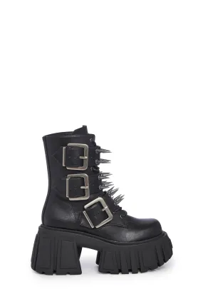 Iron Embrace Ankle Boots-