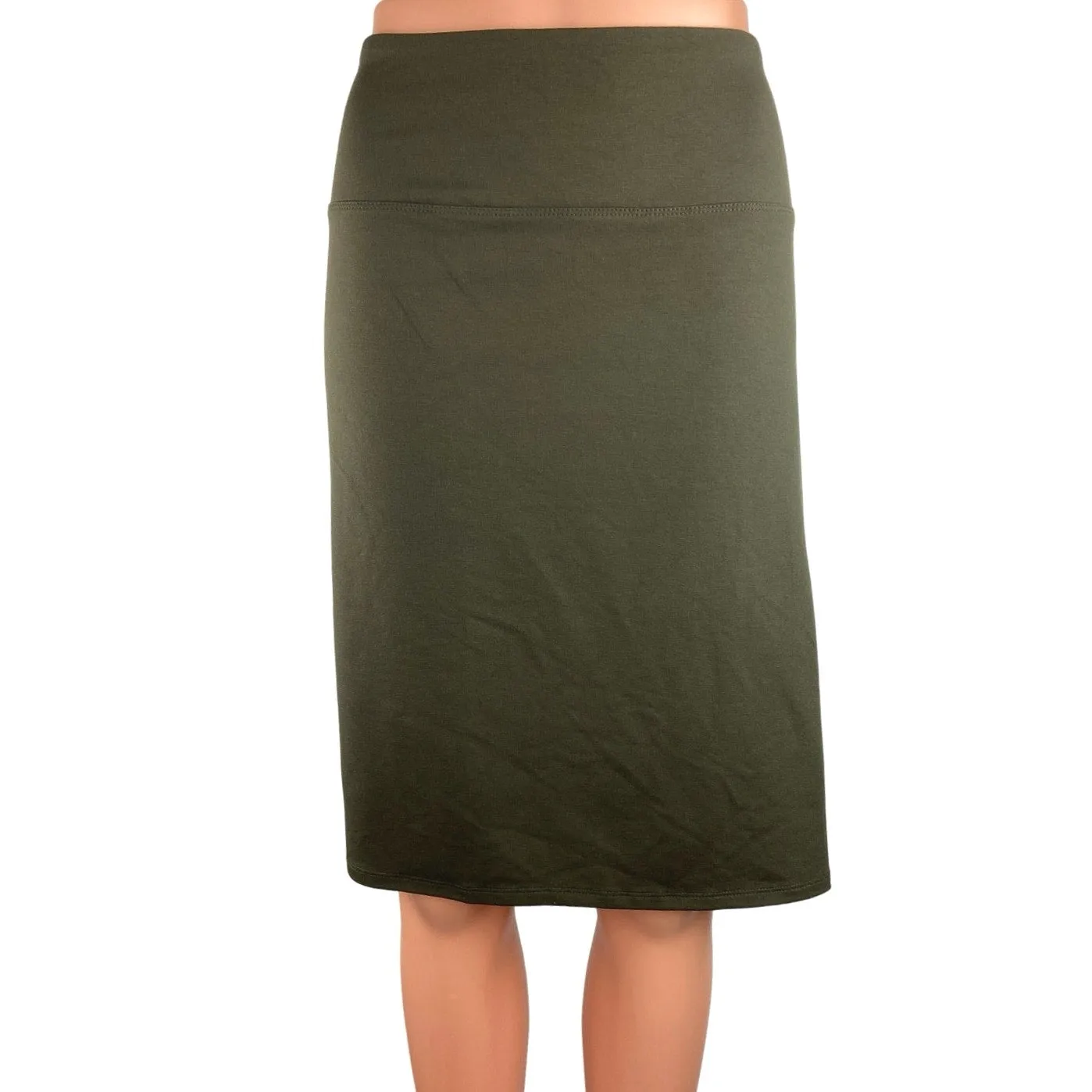J.Jill NWT Women's Green Smooth Fit high Waisted Wearever Pencil Mini Skirt XL