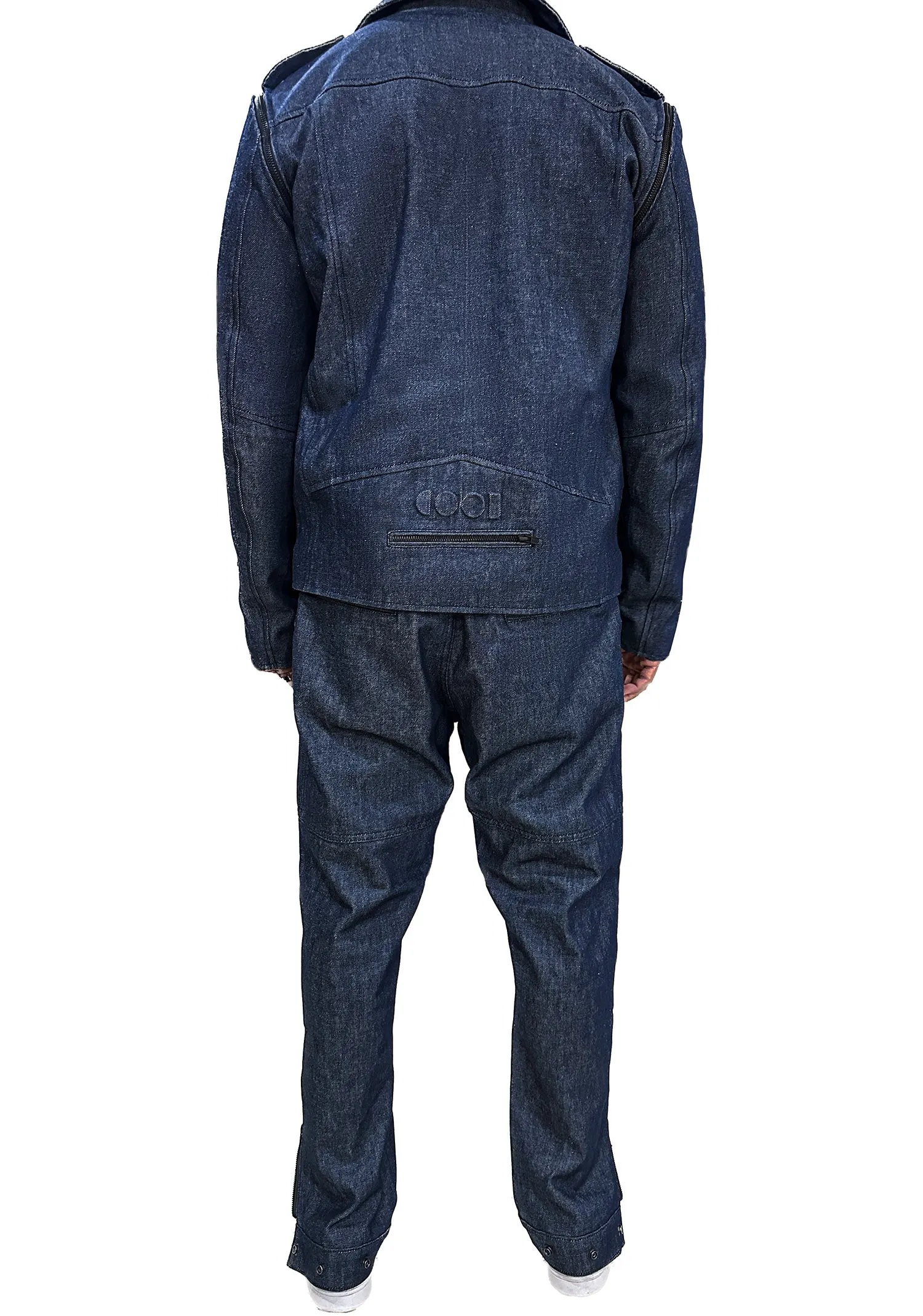Jogger Fit Raw Denim Jeans