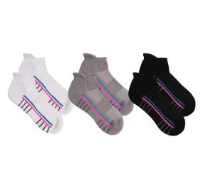 Mixed Ankle Trainer Socks  - 3 Pack Sock Bundle (Made From Recycled Plastic)