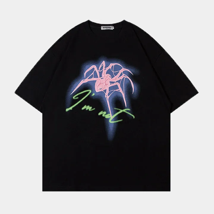 Mystic Spider | Oversized Graphic T-Shirt