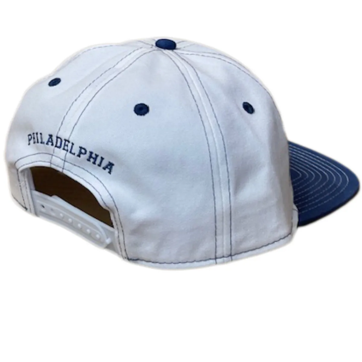 Nocturnal Divided Logo Hat (White/ Navy)