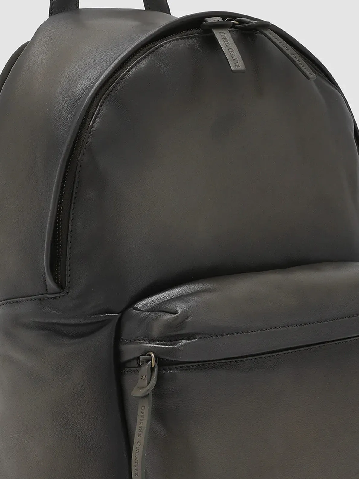 OC PACK - Green Leather Backpack