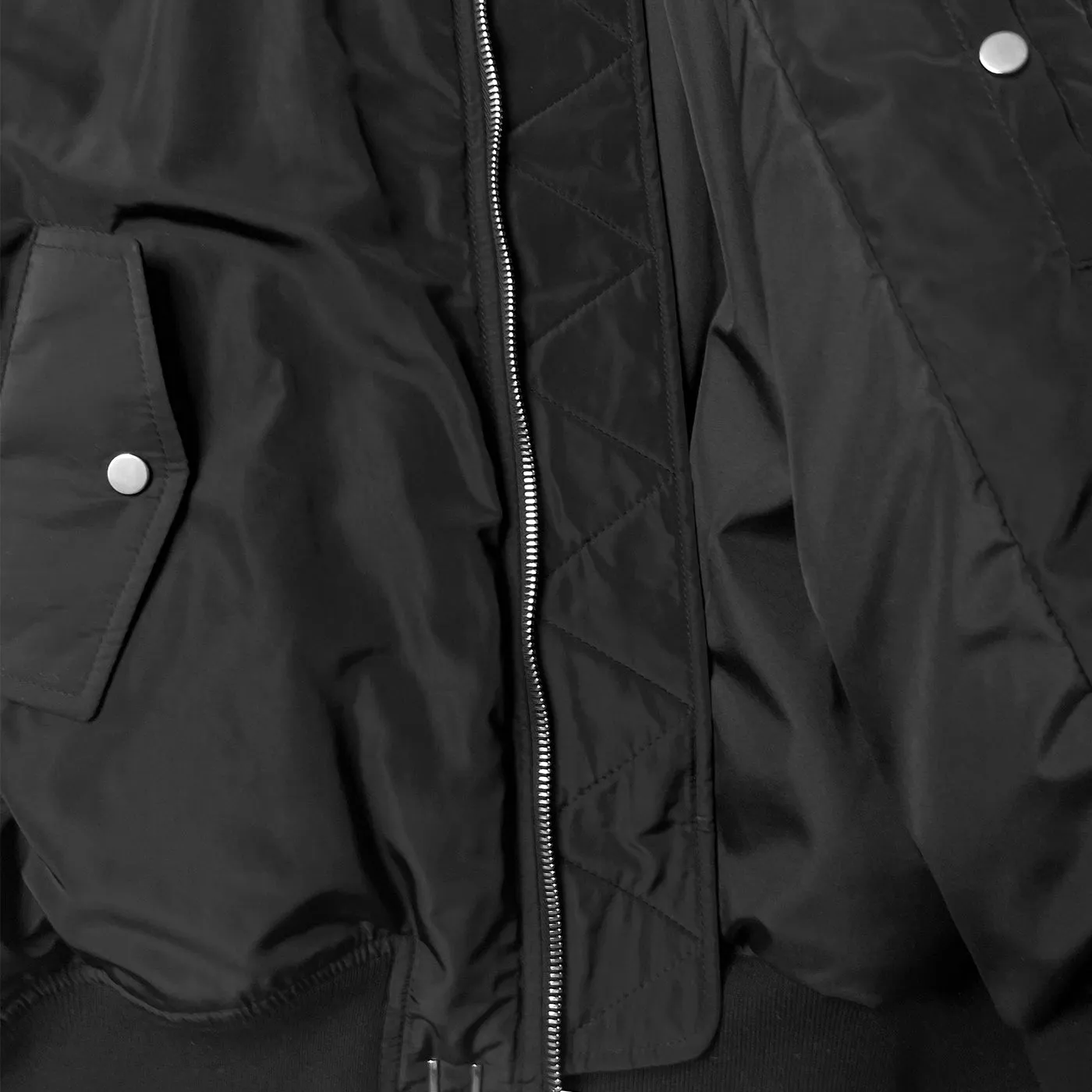 PAISLEY POCKET OVERSIZED BOMBER JACKET