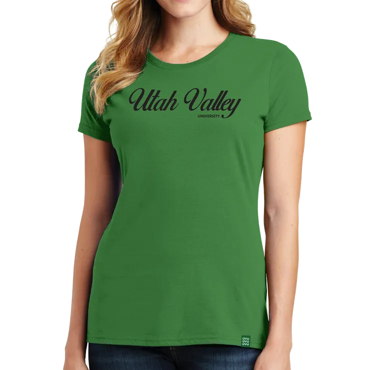 Port & Company Ladies Fan Favorite Tee- UV Cursive