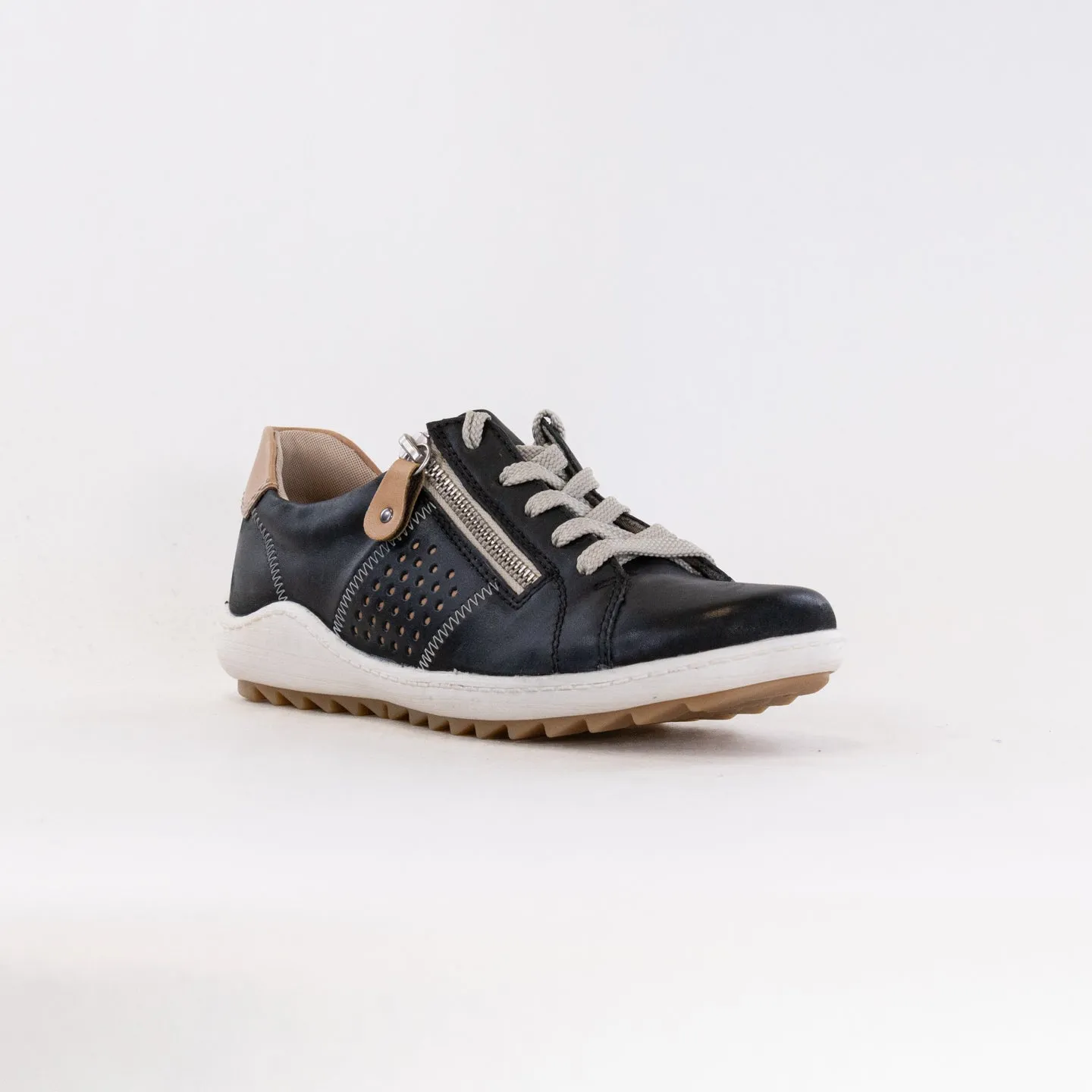 Rieker Liv R1417 (Women's) - Black Leather