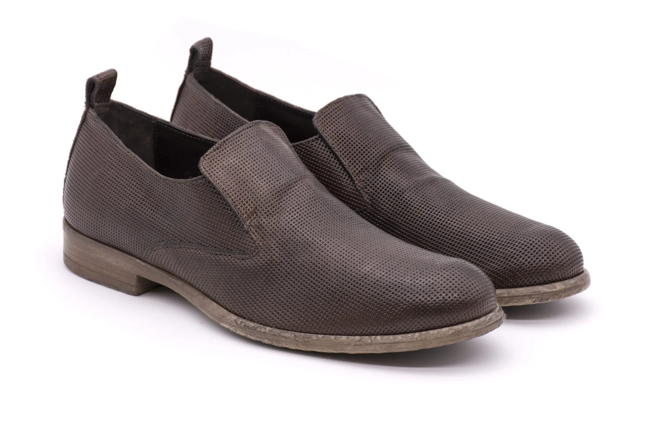 Slip On in printed leather
