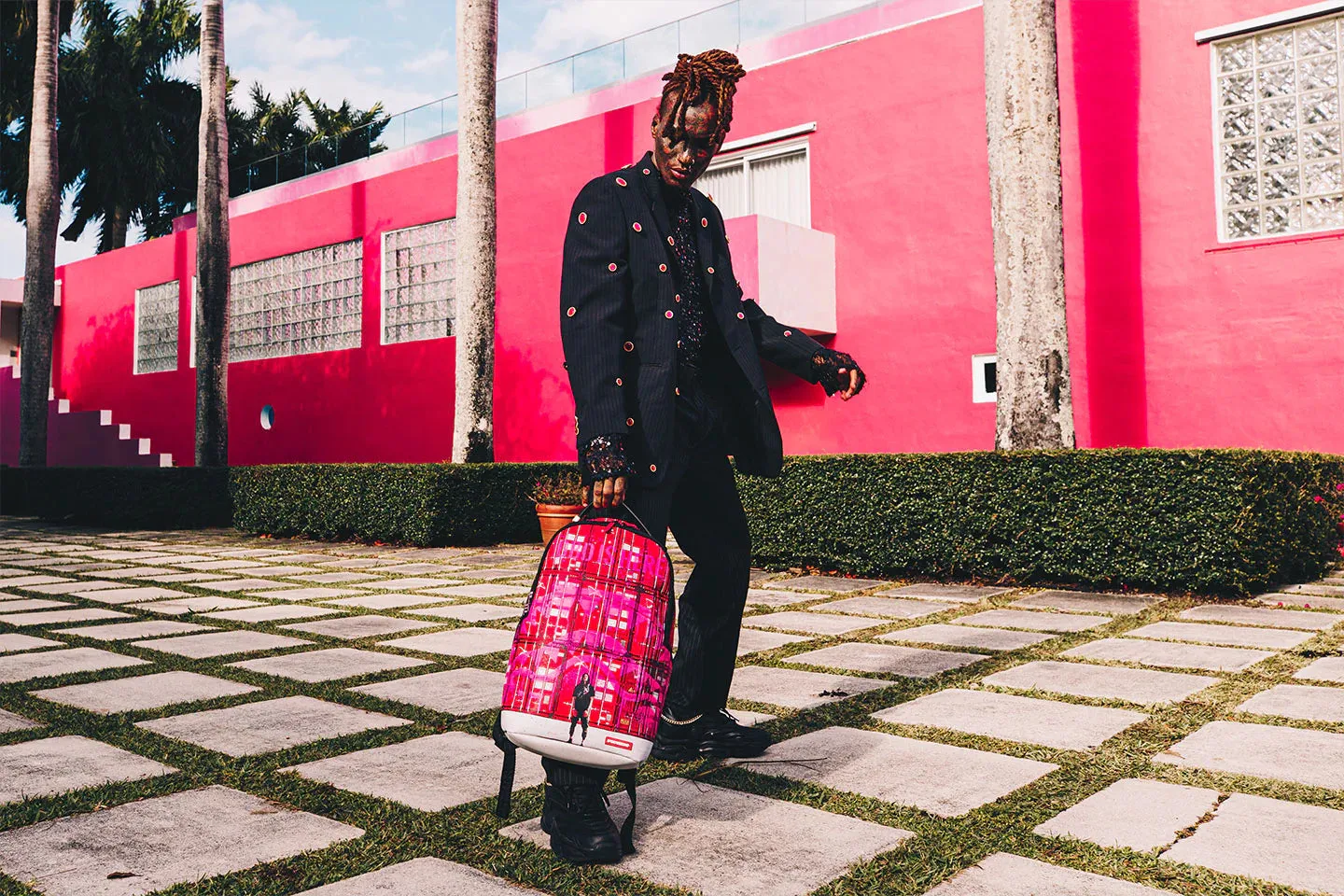 Sprayground Containers Backpack Red