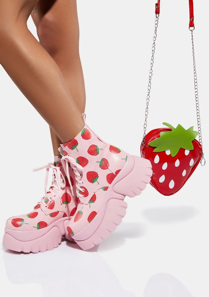 Strawberry Shortcake Platform Boots-