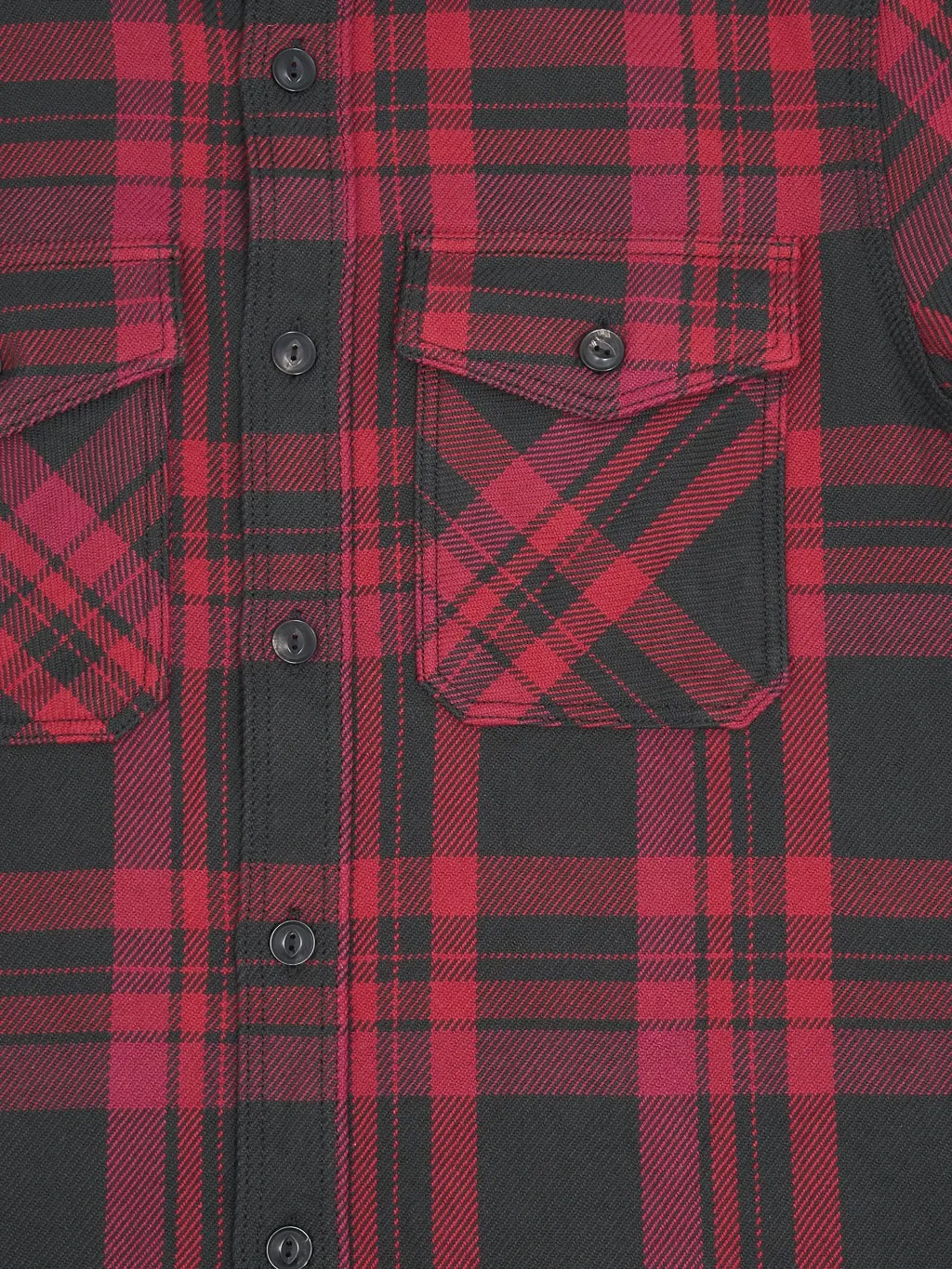 UES Extra Heavy Flannel Shirt Vivid Red