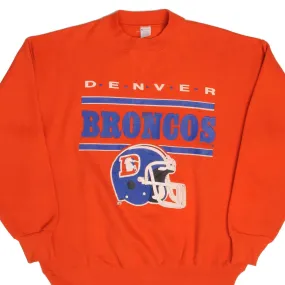 VINTAGE CHAMPION NFL DENVER BRONCOS SWEATSHIRT 1980S LARGE MADE USA