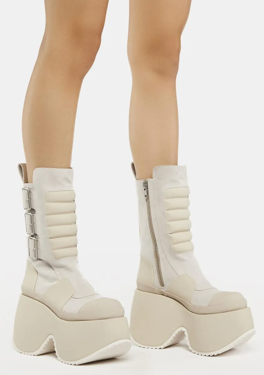 Wandering City Platform Boots-
