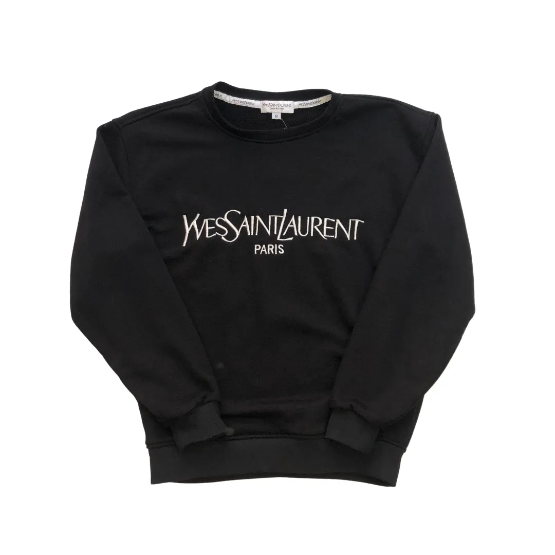 YSL Yves Saint Laurent Vintage 1990s Sweatshirt Small
